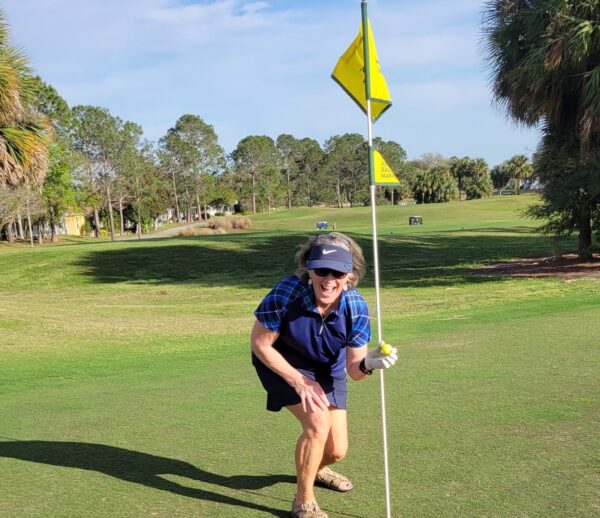 Beth Kaake scored a lucky ace on March 10