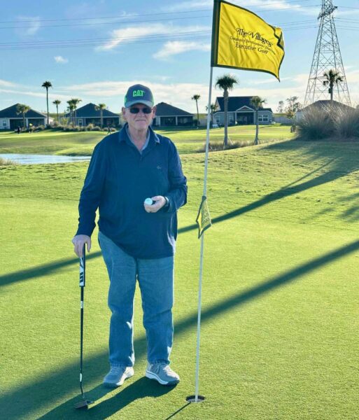 Chris Goble got a hole in one at the Mickylee Pitch & Putt Course
