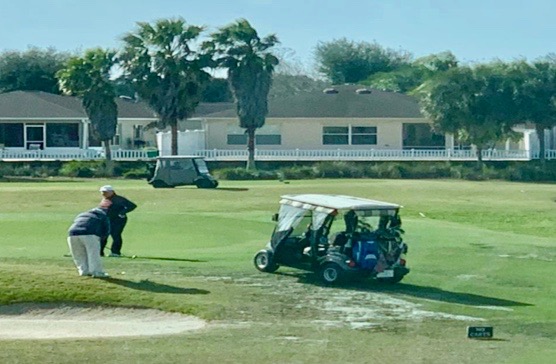 Golf carts have been damaging the greens at courses in The Villages