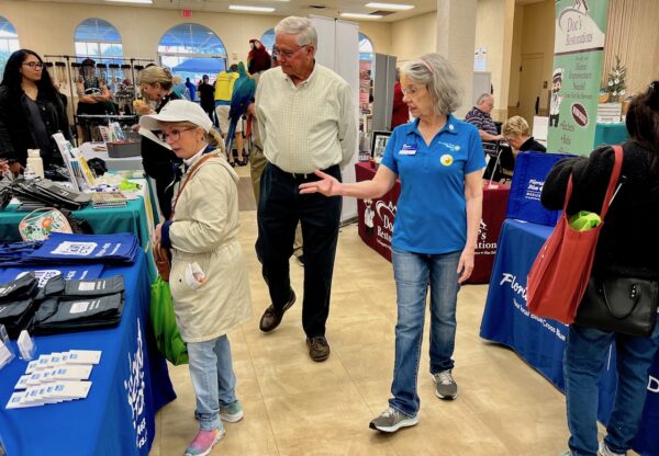 Mayor Ed Wolf and Evening Rotary President Kat Sizemore check out the vendors. Mayor Ed Wolf and Evening Rotary President Kat Sizemore check out the vendors.