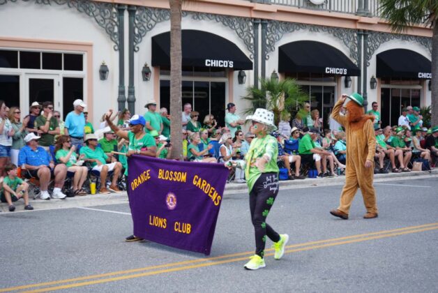 Orange Blossom Gardens Lions Club at 2024 St. Patrick's Day Festival in The Villages