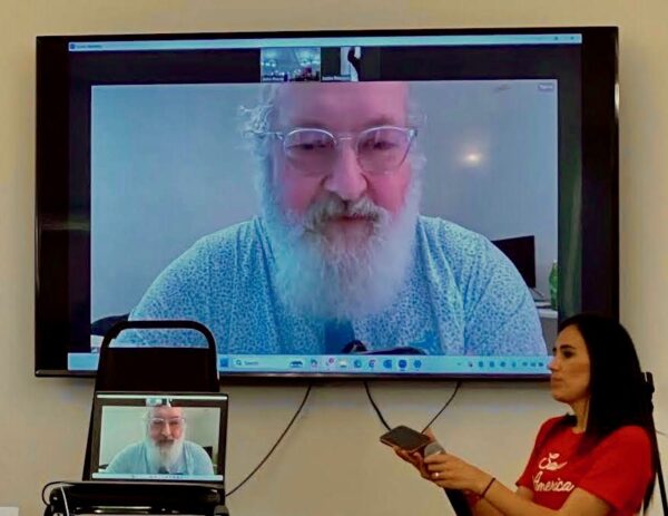 Actor Randy Quaid appeared via Zoom at the Villagers for Trump 47 event Actor Randy Quaid appeared via Zoom at the Villagers for Trump 47 event