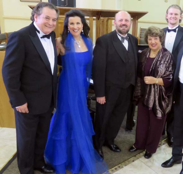 Opera Club President Gerri Piscitelli second from right with the late Oscar Feliu far left and Laurie Arnold Bill Doherty and Devin Eatmon Opera Club President Gerri Piscitelli second from right with the late Oscar Feliu far left and Laurie Arnold Bill Doherty and Devin Eatmon