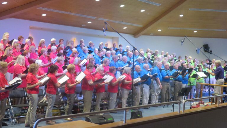 The Villages Pops Chorus was in dynamic voice during Monday's concert