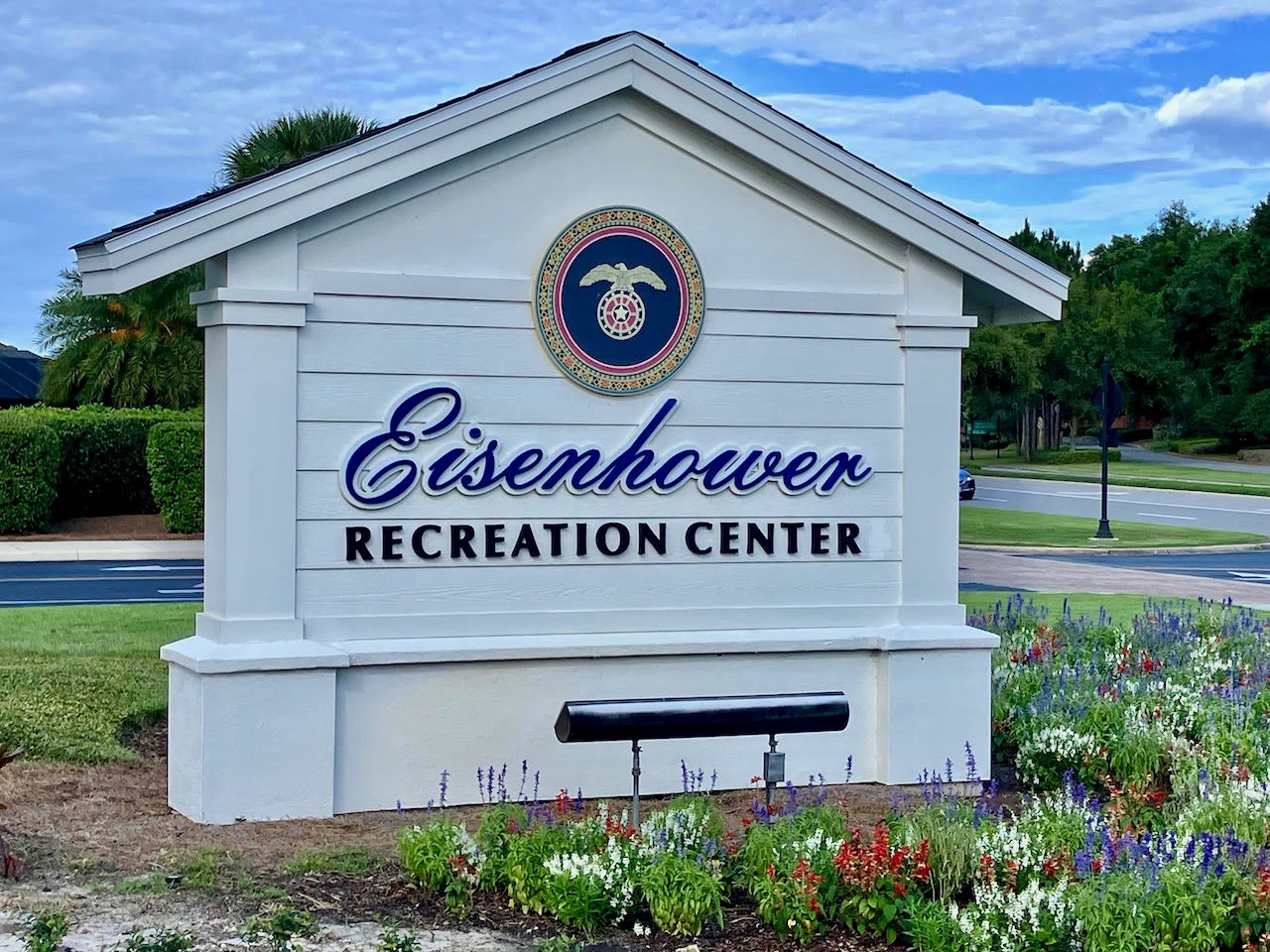 Eisenhower Recreation Center sign
