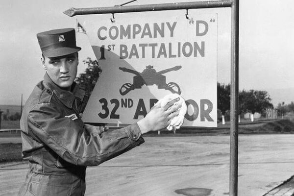 Elvis Presley on duty in Germany Elvis Presley on duty in Germany