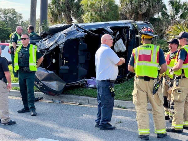 The Villages Public Safety Department was on the scene of the crash The Villages Public Safety Department was on the scene of the crash