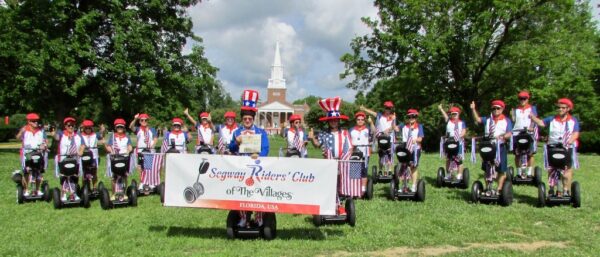 The Segway Riders Club of The Villages will be taking part in an Independence Day celebration in Philadelphia The Segway Riders Club of The Villages will be taking part in an Independence Day celebration in Philadelphia.