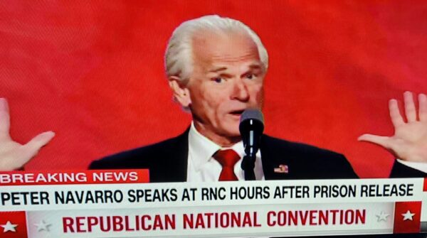 Peter Navarro spoke Wednesday at the Republican Natiional Convention 2 Peter Navarro spoke Wednesday at the Republican Natiional Convention 2