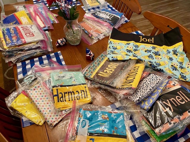The personalized pillowcases have been made available to children in foster care