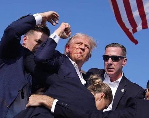 Trump shot