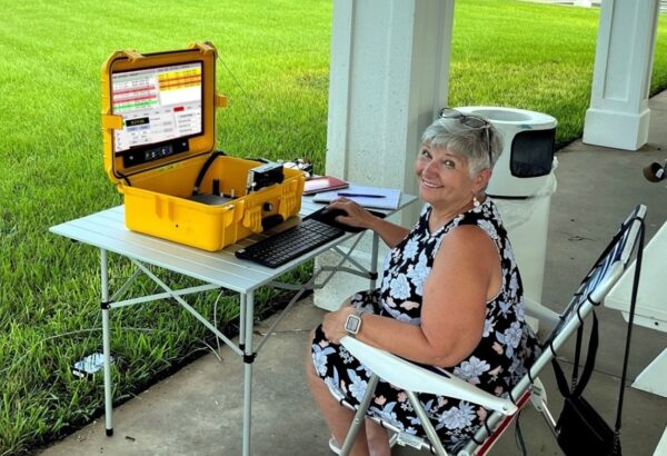 Amateur Radio operator Maryann Larson Amateur Radio operator Maryann Larson