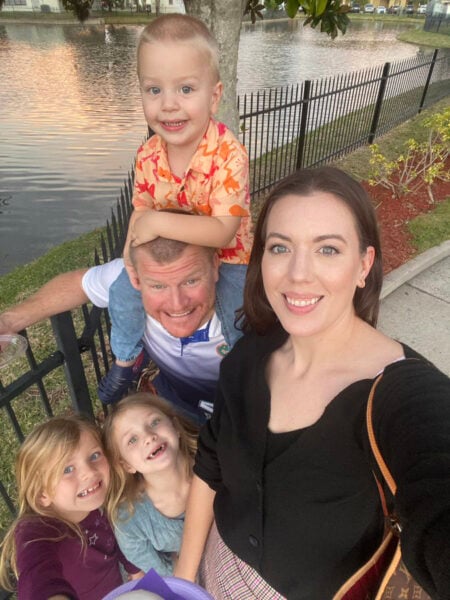 Barbie Harden Hall and husband Ryan with their children Eisley, Reese and Brady Barbie Harden Hall and husband Ryan with their children Eisley, Reese and Brady