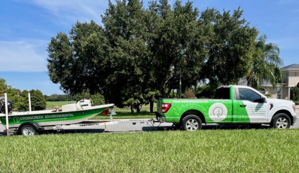 Cross Creek Environmental truck and boat