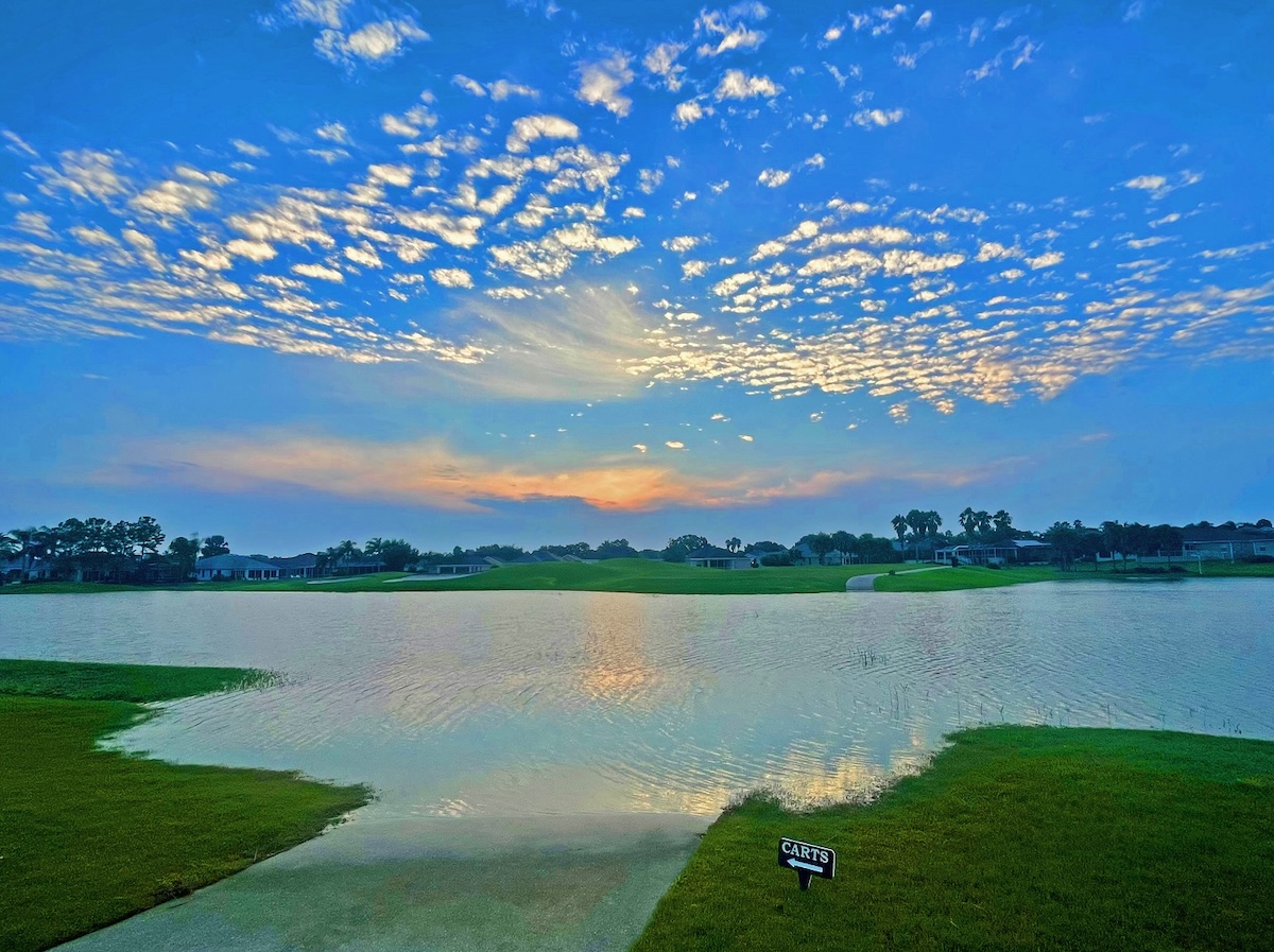 Flooding at Bogart Executive Golf Course in The Villages