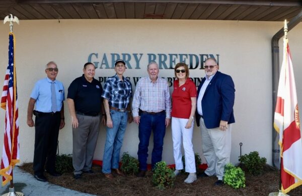 Garry Breeden, third from right, with the current Sumter County commissioners.