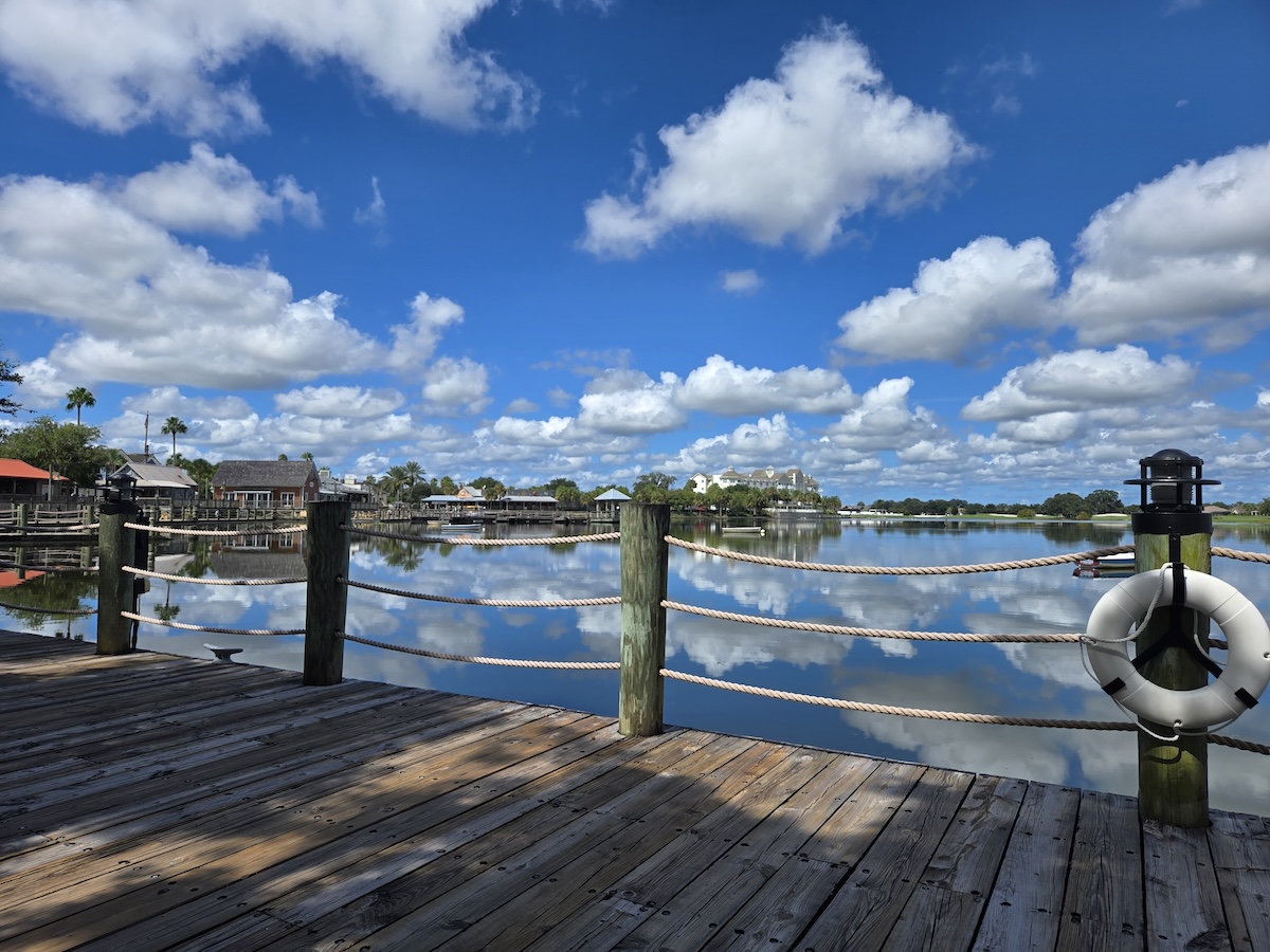 Beautiful day at Lake Sumter Landing