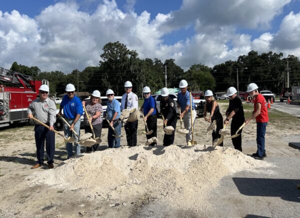 Dignataries break ground on the news Public Safety Building Dignataries break ground on the news Public Safety Building
