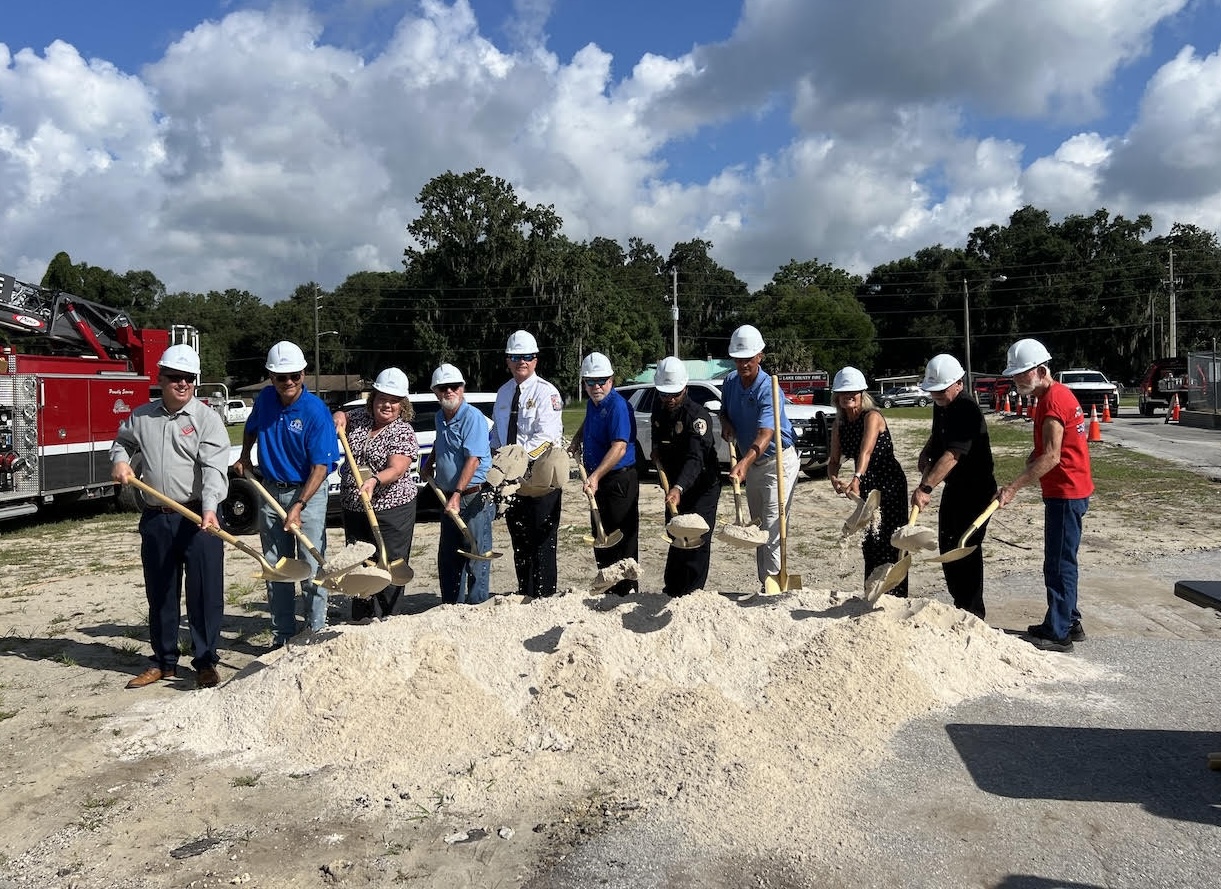 Dignataries break ground on the news Public Safety Building