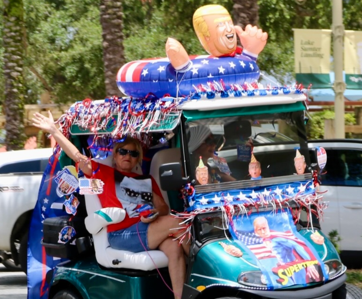Trump Golf Cart Rally