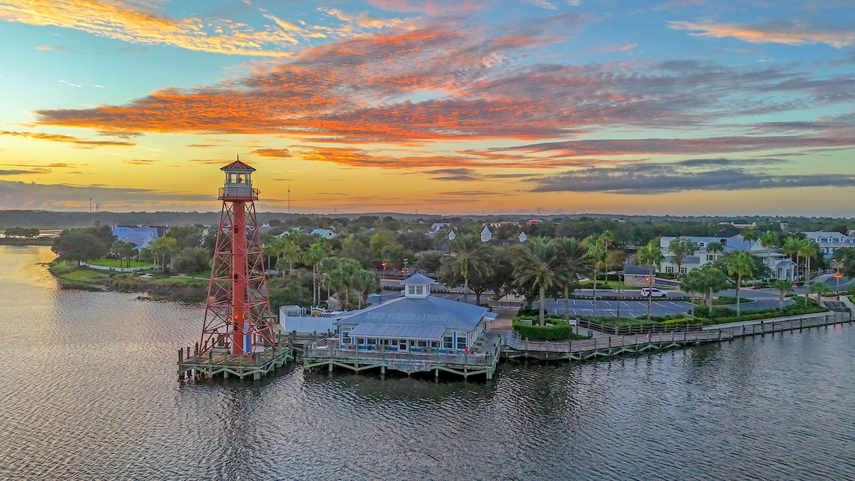 Dawn at Lake Sumter Landing