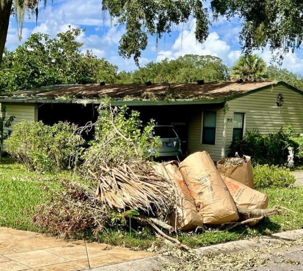 Hurrican storm damage