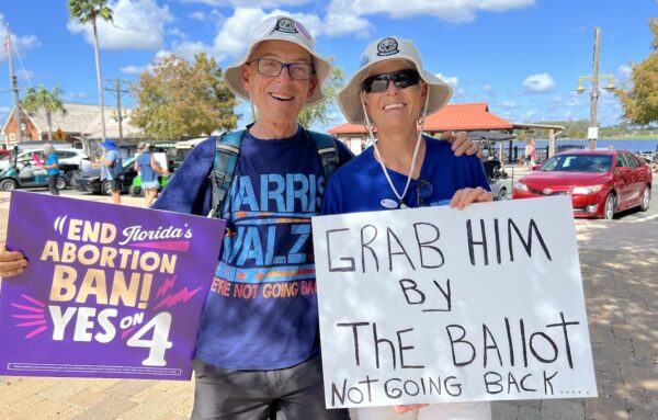 Rubin Randel and Denise Daigle traveled from the Inverness area to join the Women s March Rubin Randel and Denise Daigle traveled from the Inverness area to join the Women s March
