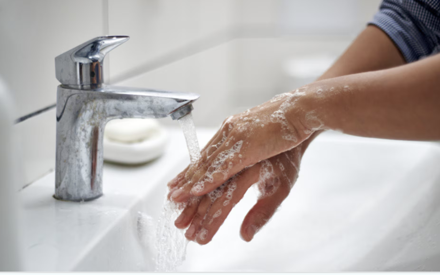 Washing hands