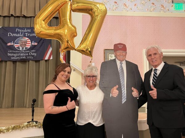 Tommy and Valerie Jamieson of The Vilages MAGA Club pose with a cut out of Donald Trump Tommy and Valerie Jamieson of The Vilages MAGA Club pose with a cut out of Donald Trump