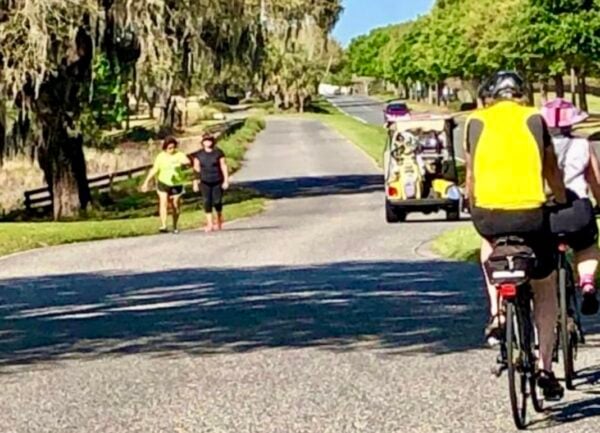 Go back to golf-cart-only paths or people are going to die