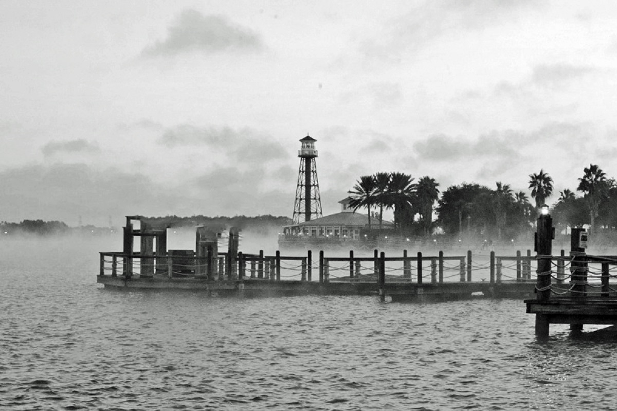 Another foggy morning at Lake Sumter Landing