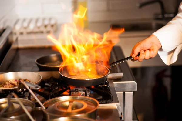 Chef in restaurant