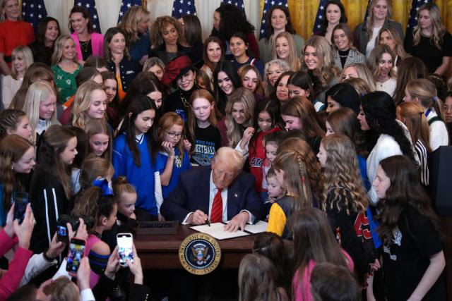 Trump girls sports