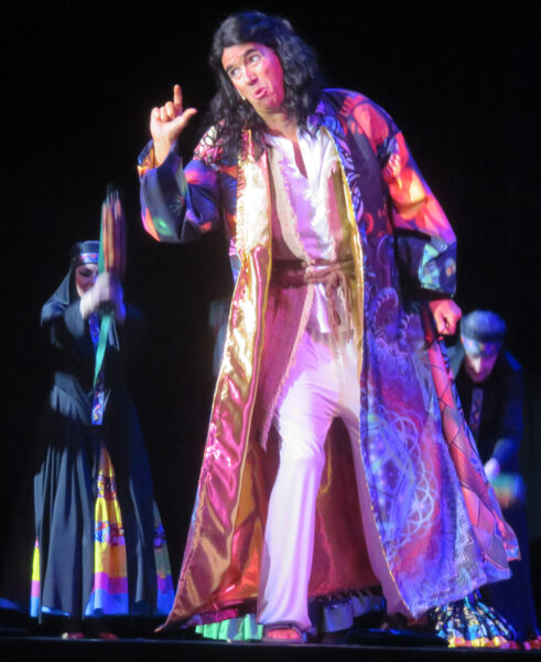 Bob Addante shows off his technicolor dreamcoat Tuesday in Savannah Center Bob Addante shows off his technicolor dreamcoat Tuesday in Savannah Center