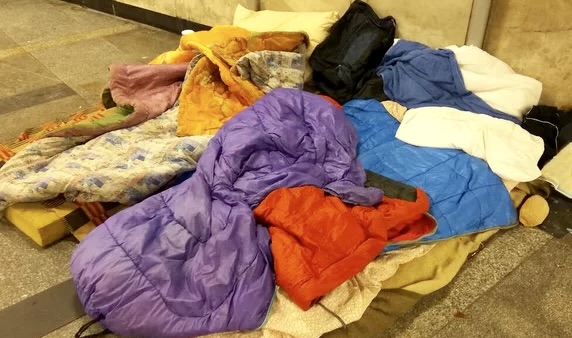 Homeless blankets