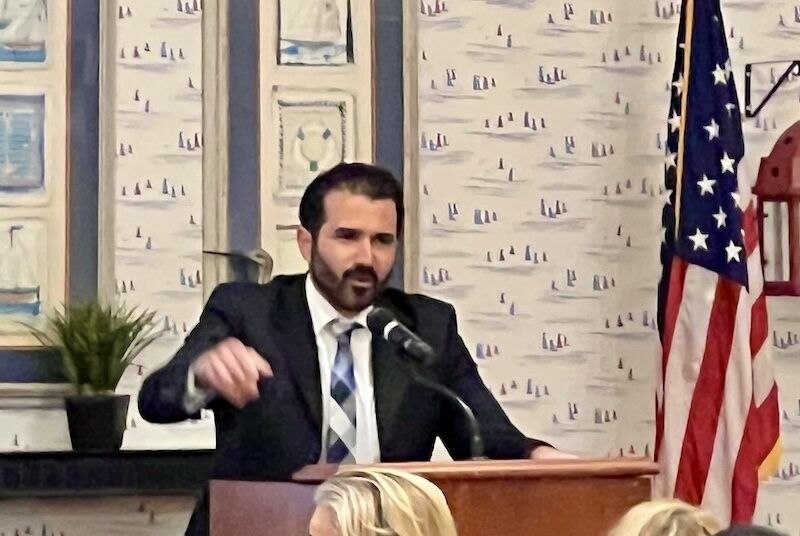 House candidat Josh Weil spoke to The Villages Democratic Club