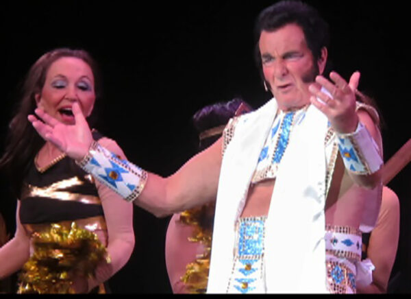 Pharaoh Bill Krone plays the King just like Elvis Pharaoh Bill Krone plays the King just like Elvis