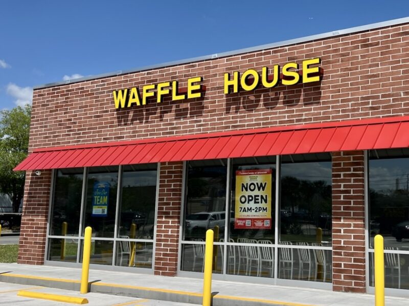 The new Waffle House in Lady Lake is golf cart accessible from The Villages