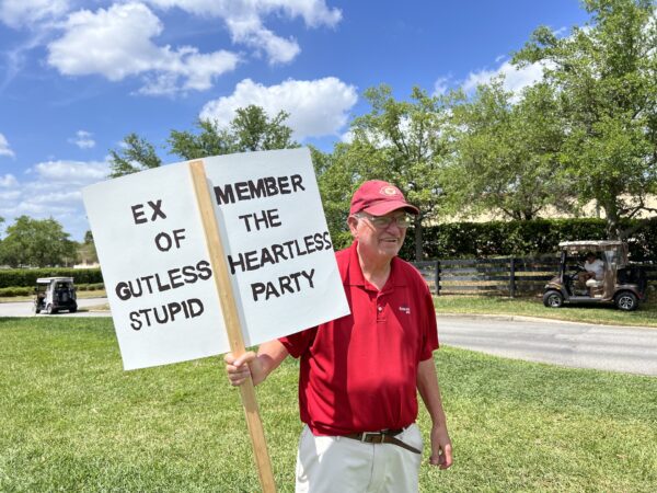 Retired Air Force Veteran Morgan Moore said that he is nolonger a lifelong republican Retired Air Force veteran Morgan Moore said that he is nolonger a lifelong republican
