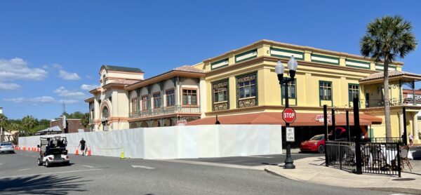 The section of Spanish Springs near Van Patton House has been cordoned off The section of Spanish Springs near Van Patten House has been cordoned off.