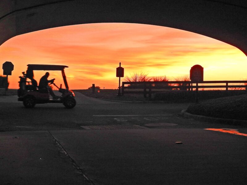 Stunning sunrise near Evans Prairie Country Club