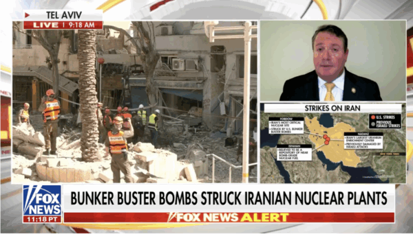 Congressman Randy Fine, in upper right corner, appeared Sunday on Fox News. Congressman Randy Fine, in upper right corner, appeared Sunday on Fox News.