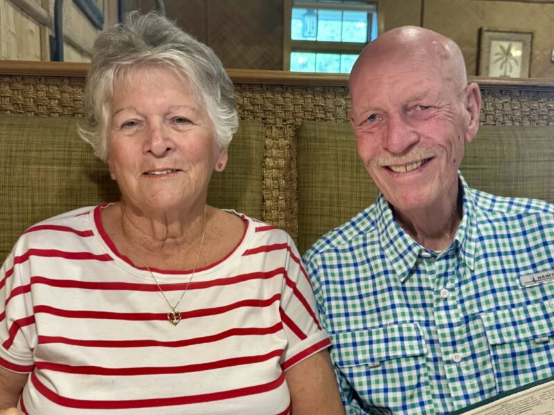 Mary and James Bishop are residents of the Village of Buttonwood