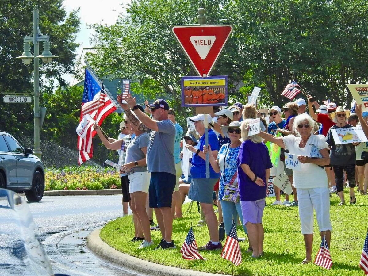 Villagers4Democracy vow July 4 sign-holding rally won’t be anti-Trump protest