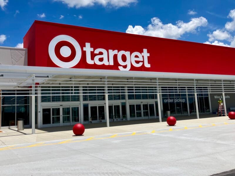The new Target store is nearing completion at Trailwinds Village
