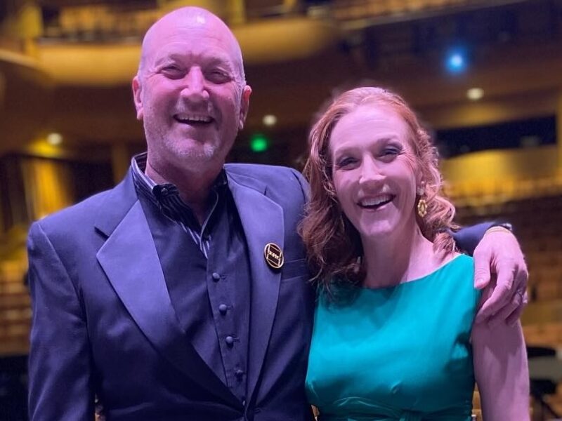 Whitney Morse, right, posted this father of she and her father Mark Morse, at a recent celebration at The Sharon
