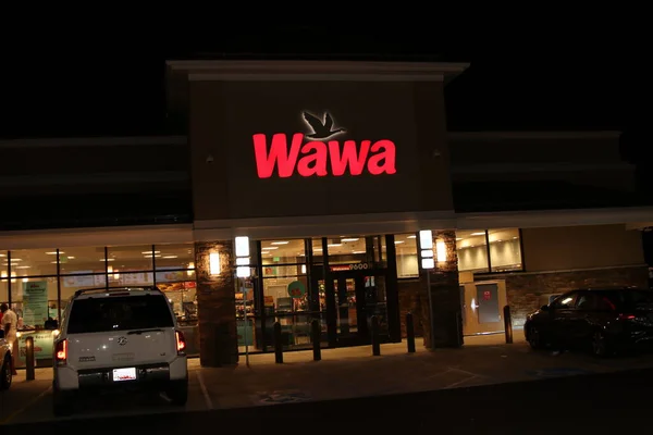 Generic Wawa at night