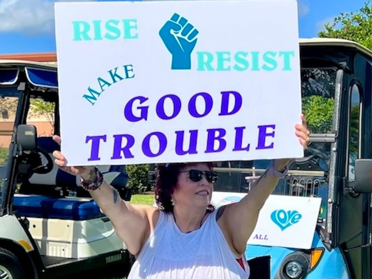 ‘Good Trouble Lives On’ rally in The Villages to invoke memory of John Lewis