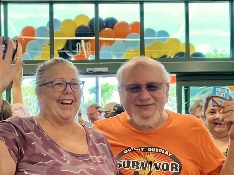 Sherry and Ed Davidson arrived at 4 15 am to be first in line 2