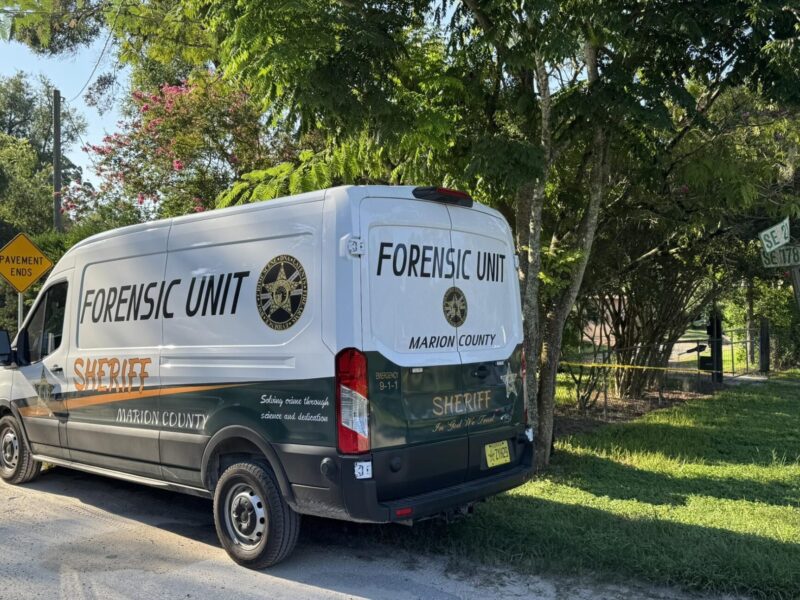 The Marion County Sheriff s Office Forensic Unit was at the scene of the shooting in Summerfield.